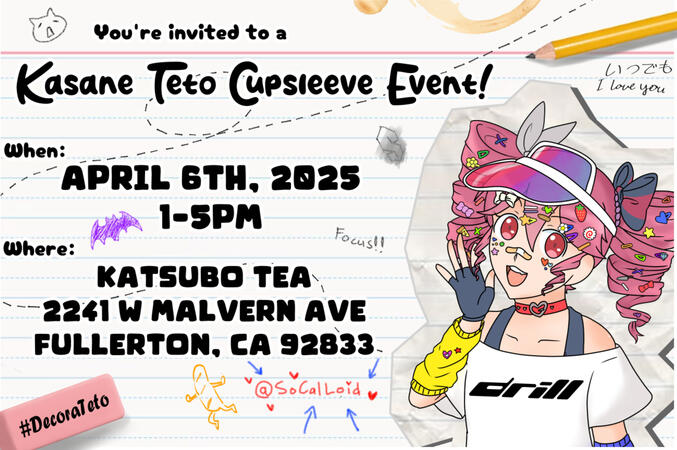 Kasane Teto Cupsleve Event